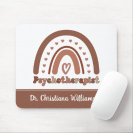 Mousepad Psicoterapeuta Personalizado do Arco-Íris