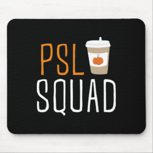 Mousepad PSL Squad Pumpkin Spice Latão Fall Autumn Ha