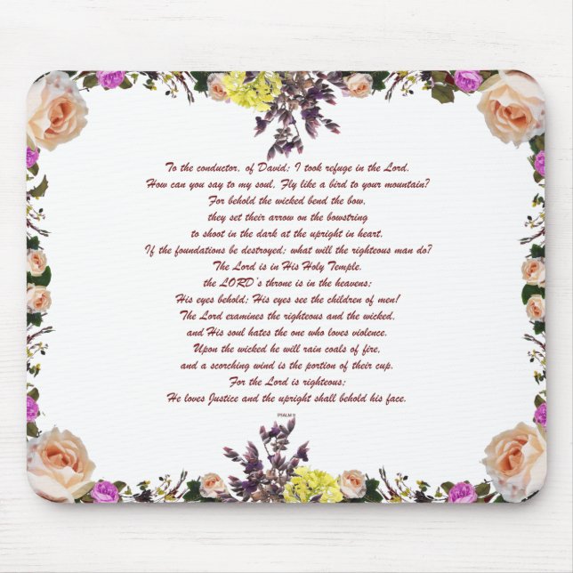 Mousepad PSLAM-11ת O senhor está no seu templo sagrado, (Frente)