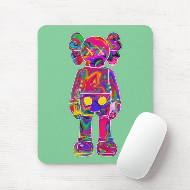 Mousepad Psychedelic Kaw (Com mouse)