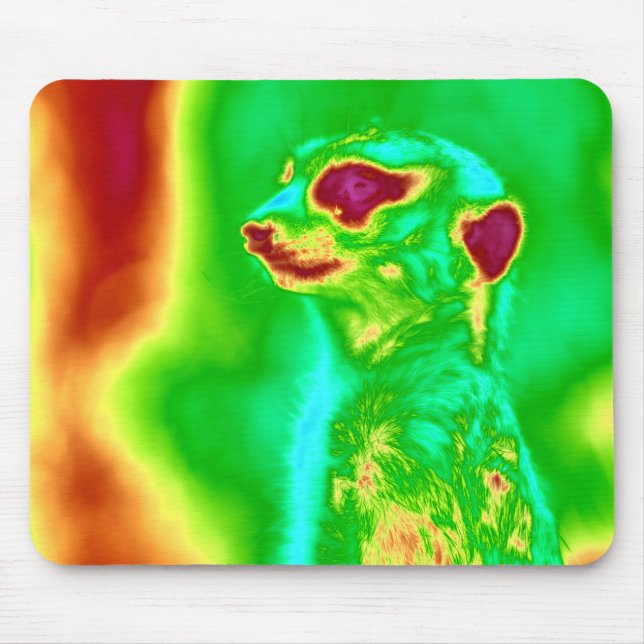 Mousepad Psychedelic Meerkat (Frente)