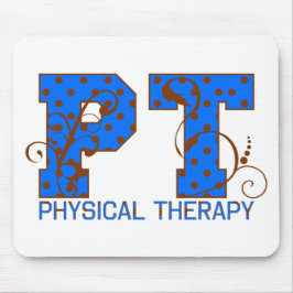 Mousepad pt bolinhas azuis