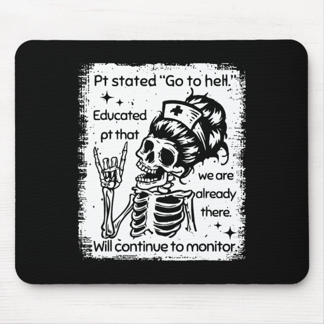 Mousepad Pt Declarou Ir Para O Inferno Educado Pt Que Nós S (Frente)