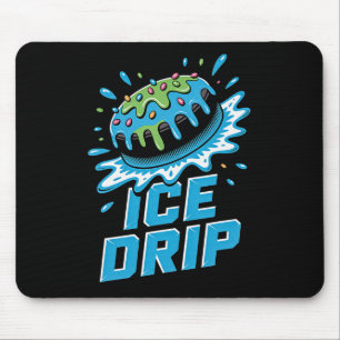 Mousepad Puck de hóquei no gelo infantil gráfico de gotejam