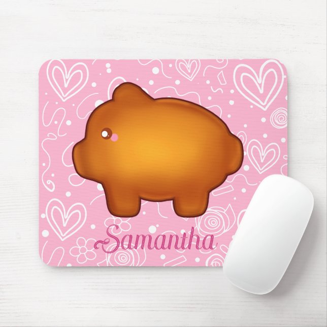 Mousepad Puerquito De Piloncillo Pan Dulce (Com mouse)