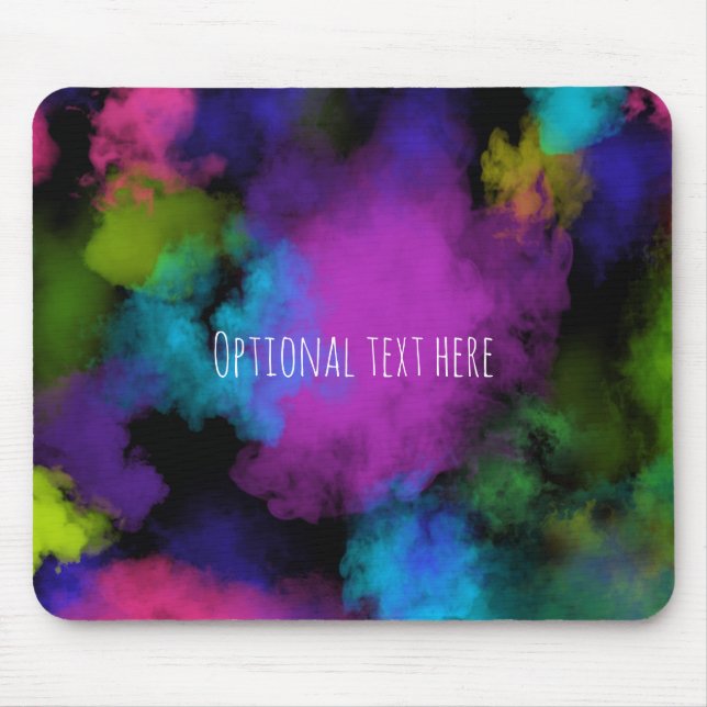 Mousepad Puff do Glamourous da Bela Maturação de Cores (Frente)
