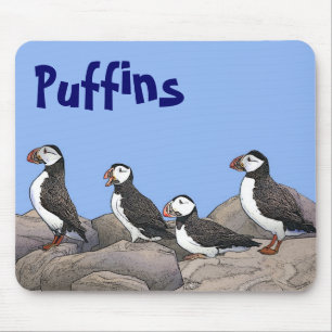 Mousepad Puffins Atlântico