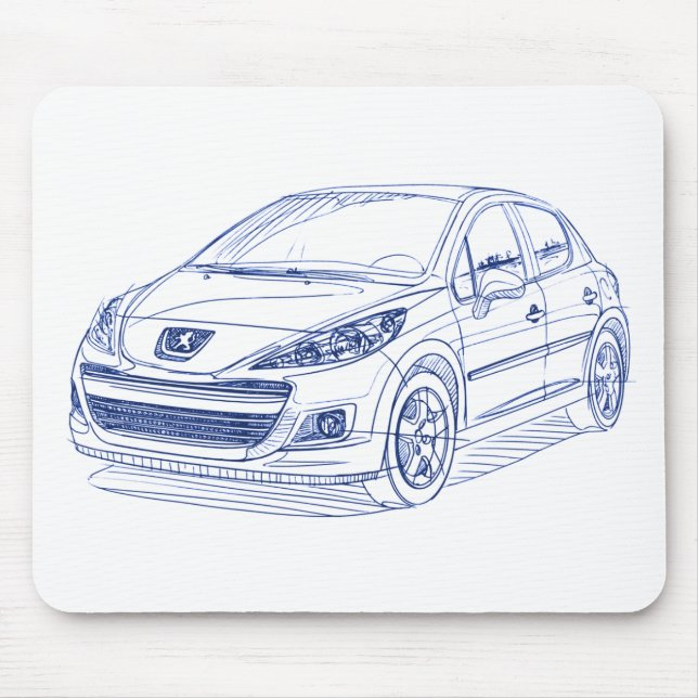 Mousepad Pug 207 2010 (Frente)