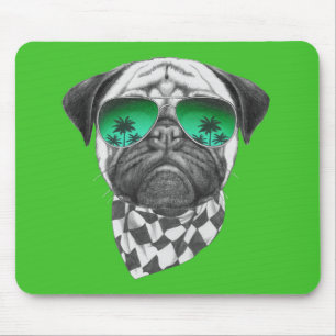 Mousepad Pug de Miami