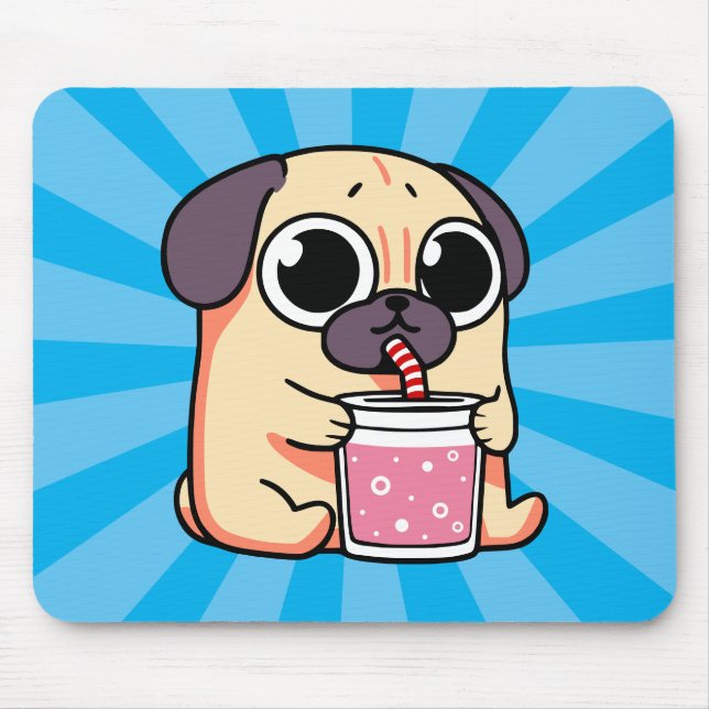 Mousepad Pug Gato (Frente)