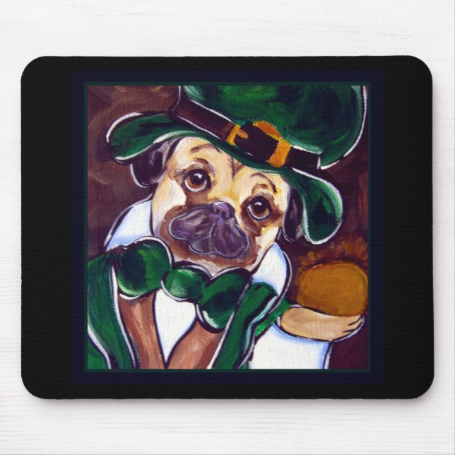 Mousepad Pug Irlandês (Frente)