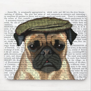 Mousepad Pug no Boné plano