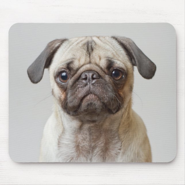 Mousepad Pug Portrait (Frente)
