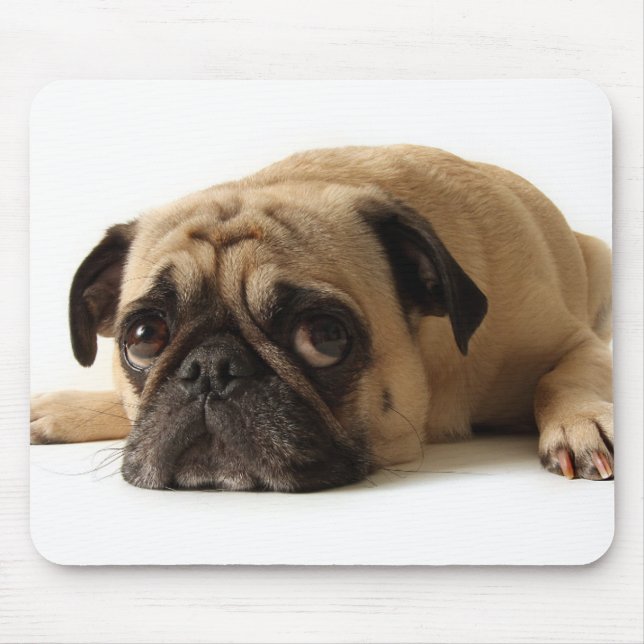 Mousepad Pug Triste (Frente)