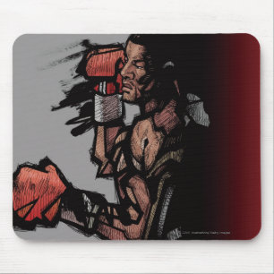 Mousepad Pugilista que encontra-se para baixo
