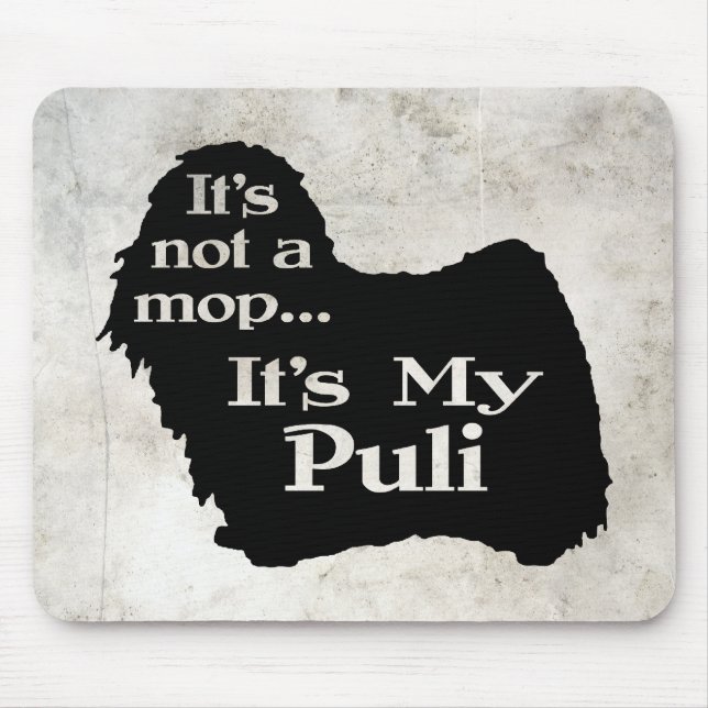 Mousepad Puli Não É Um Mop (Frente)