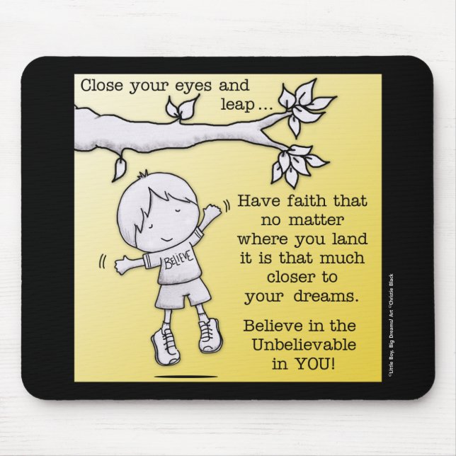 Mousepad Pulo da fé (Frente)