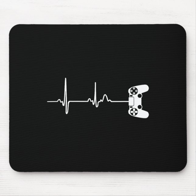 Mousepad Pulsação Para Jogadores De Vídeo (Frente)