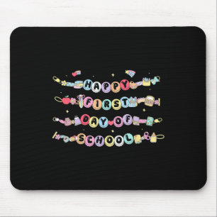 Mousepad Pulseira Feliz Primeiro Dia De Aula Volta às Aulas