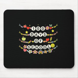 Mousepad Pulseiras de Amizade de 100 Dias de Escola 100 Dia