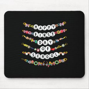 Mousepad Pulseiras De Amizade Do Primeiro Dia De Aula Chá