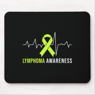 Mousepad Pulso cardíaco de consciência do linfoma