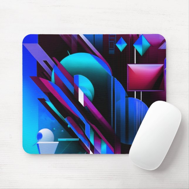 Mousepad "Pulso Geométrico" (Com mouse)