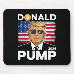 Mousepad Pump Bitmoney Funny Trump 2024 Crypto