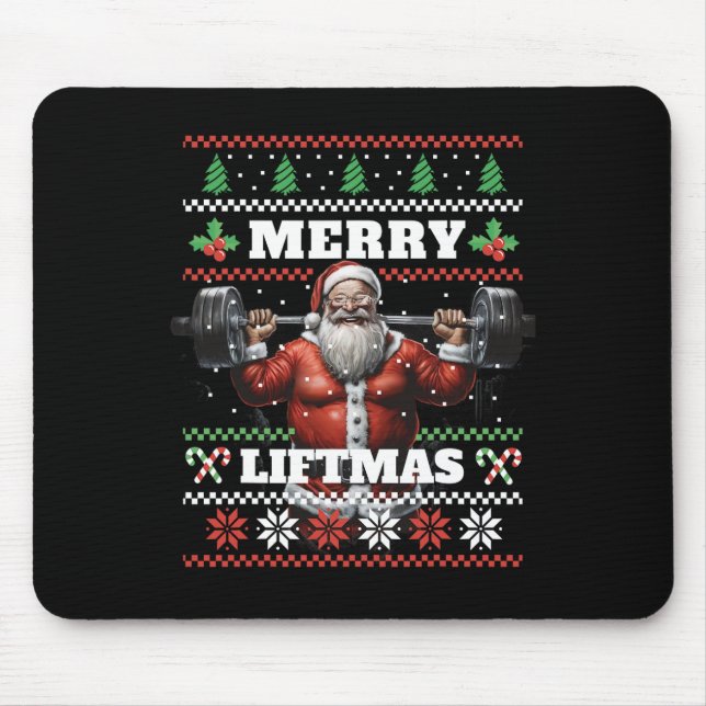 Mousepad Pumper Bodybuilding Xmas Malhação Feia de Natal (Frente)