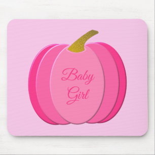 Mousepad Pumpkin bonito de Menina Rosa