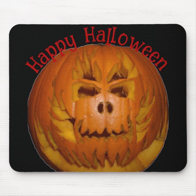 Mousepad Pumpkin, Crânio Flor (Frente)