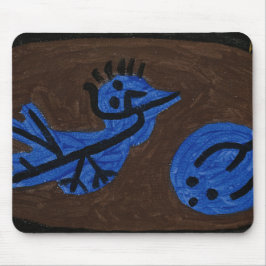 Mousepad Pumpkin de pássaro azul - Paul Klee 1939