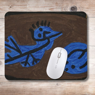 Mousepad Pumpkin de pássaro azul - Paul Klee 1939