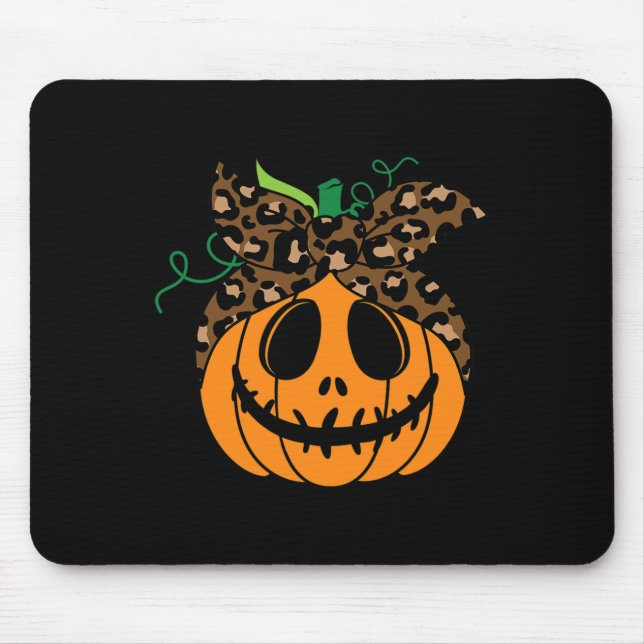Mousepad Pumpkin De Queda De Halloween (Frente)