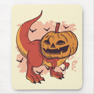 Mousepad Pumpkin Dinossaur T-Rex