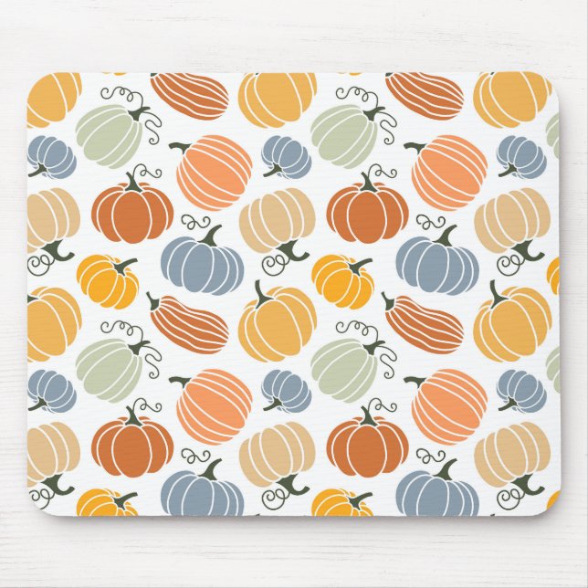 Mousepad Pumpkin Gourd Padrão Colorido (Frente)
