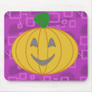 Mousepad Pumpkin Moderno em Geométrico Roxo