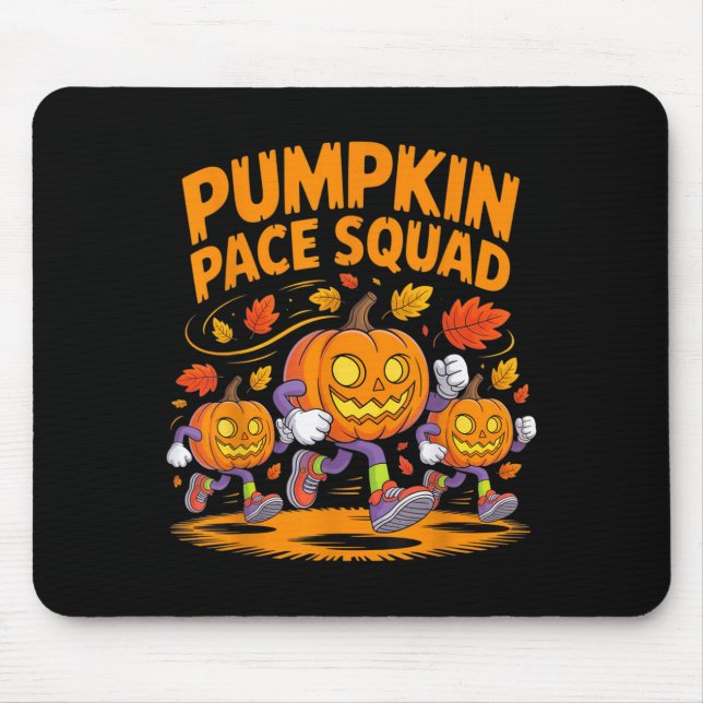 Mousepad Pumpkin Pace Squad Runner Costume Halloween Runnin (Frente)