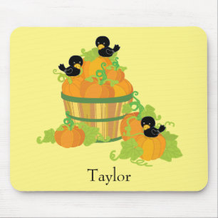 Mousepad Pumpkin Patch Amarelo e Laranja