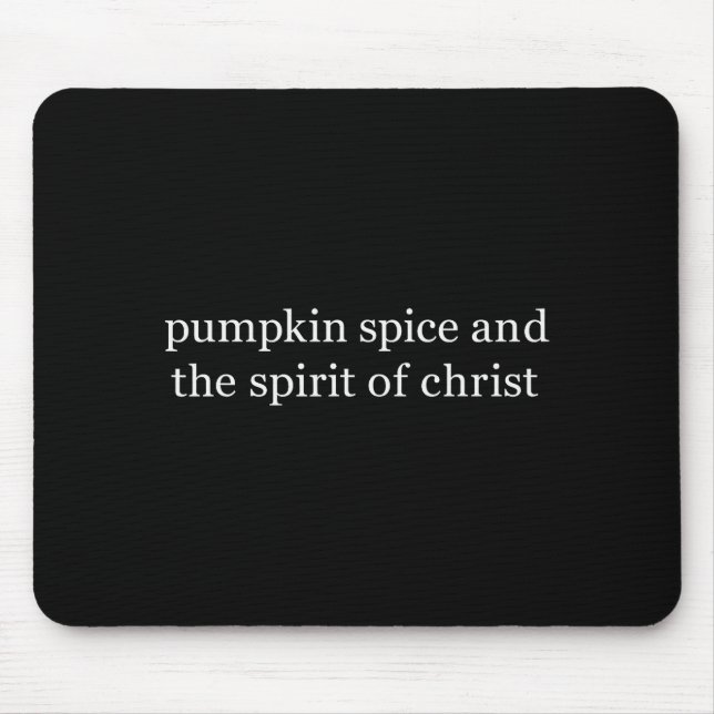 Mousepad Pumpkin Sce And The Srit Of Christ Autumn Faith  (Frente)