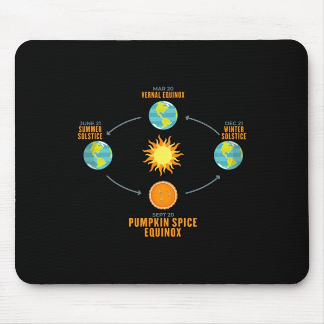 Mousepad Pumpkin Spice Autumx Celestial Queda Ast (Frente)