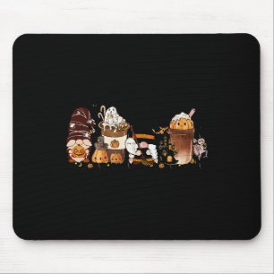 Mousepad Pumpkin Spice Cute Latte Fritado Café outono H