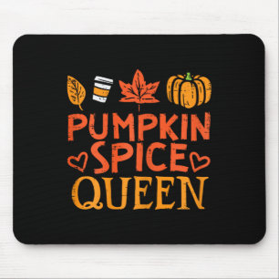 Mousepad Pumpkin Spice Queen Fall Season Women G