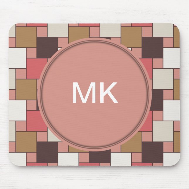 Mousepad Pumpkin Spice Weave Patterno (Frente)
