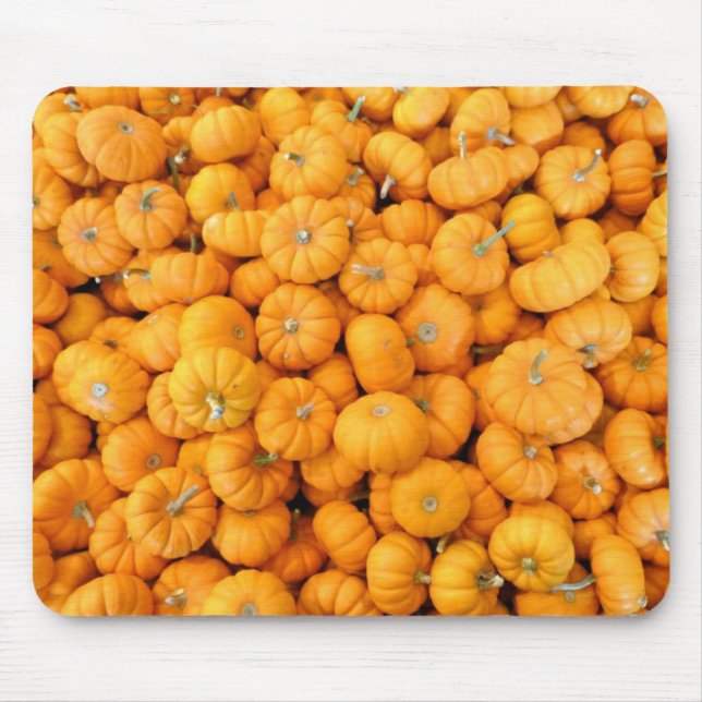 Mousepad Pumpkins de Colheita de Pequeno Laranja (Frente)