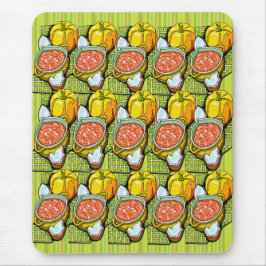 Mousepad Pumpkins, Sopa e Fundo Raspado