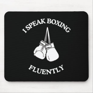 Mousepad Punho de Boxe Roupas Vintage Kickboxing Legal Para