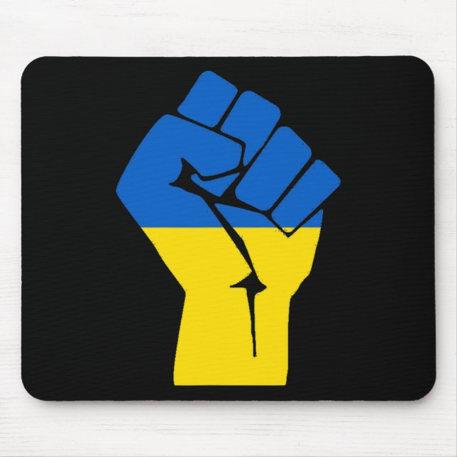 Mousepad Punho de Liberdade Ucrânia  (Frente)