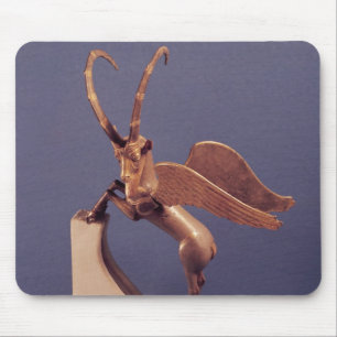 Mousepad Punho do vaso sob a forma de um íbex voado
