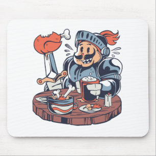Mousepad Punição Divertida de Comida de Frango